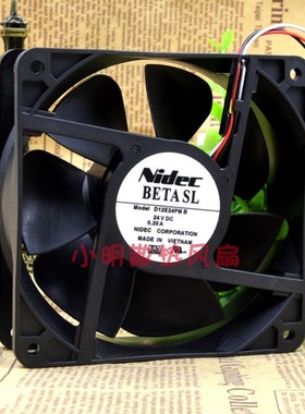 Nidec Betav  D12E-24PM B 24V 0.20A 12cm 12038 变频器散热风扇
