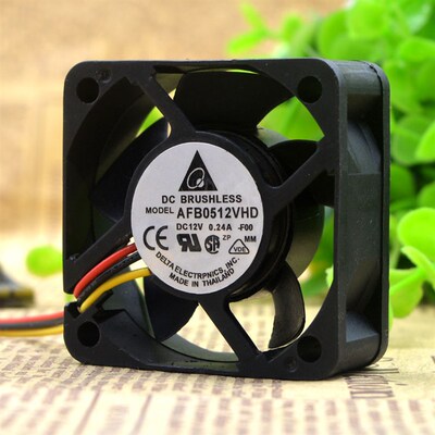 台达DELTA AFB0512VHD 5020 12V 0.24A 5cm 双滚珠 服务器风扇
