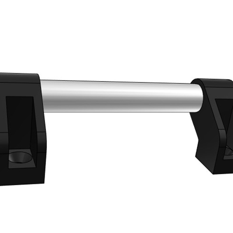 外装型铝合金管型拉手 角座型UHFAP150铝合金门拉手安全门拉手