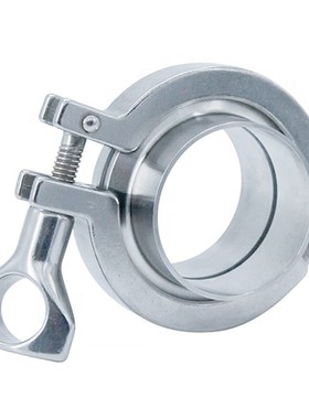 正304卫生级卡箍套/304卡箍一个+304接头两个+硅胶垫19305