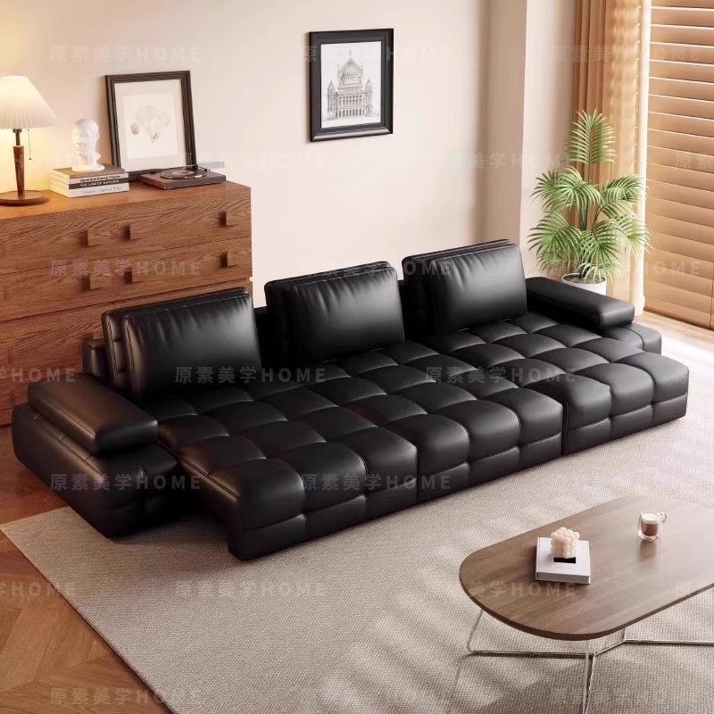 广东佛山实力工厂真皮功能沙发床