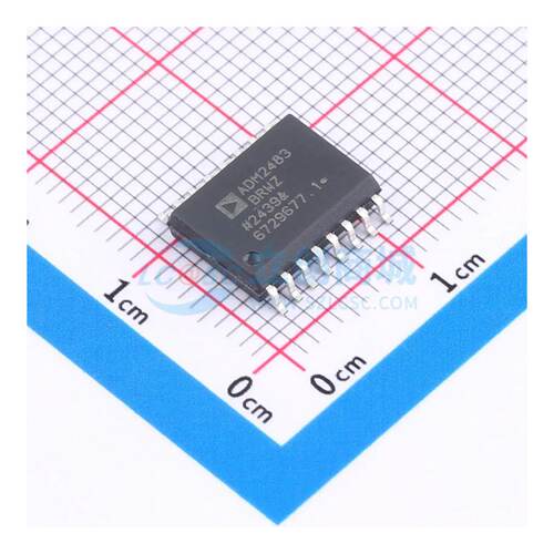 隔离式RS485/422收发器 ADM2483BRWZ-REEL SOIC-16-300mil