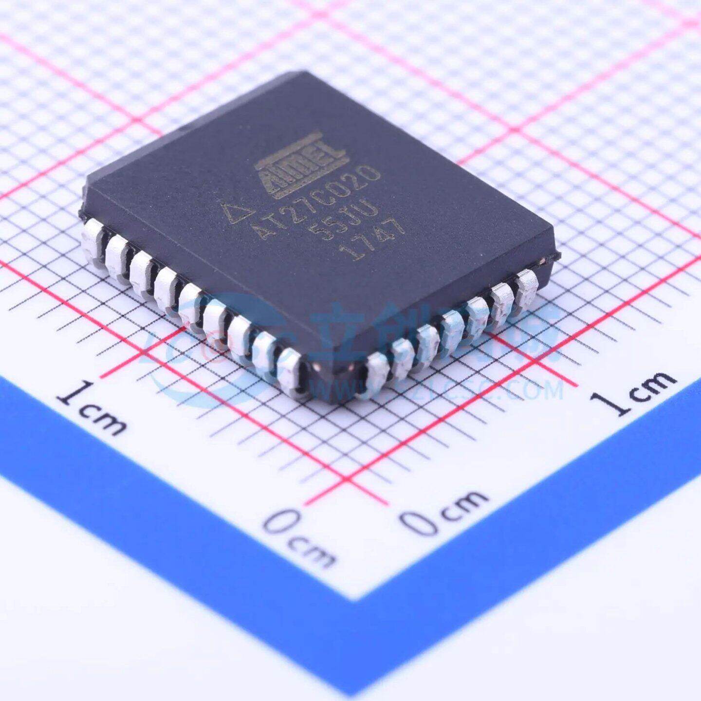非易失性存储器(ROM) AT27C020-55JU PLCC-32(11.4x14) 2Mbit