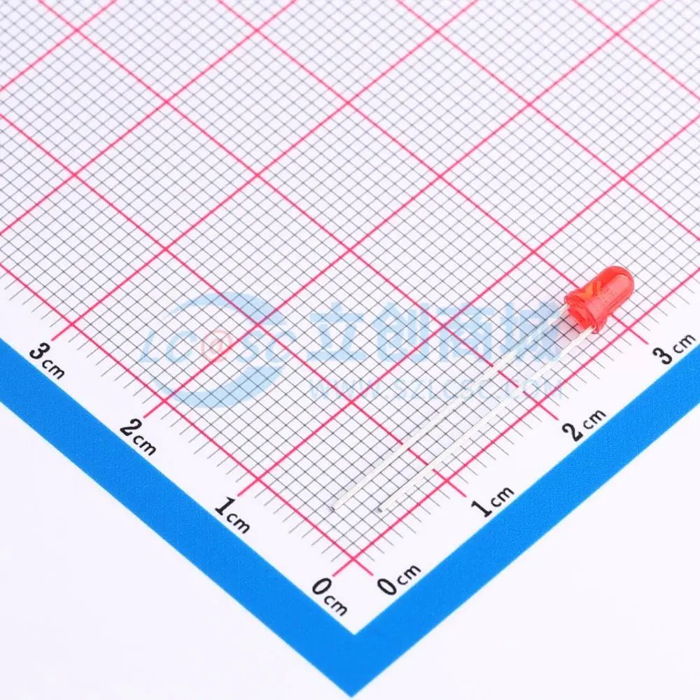 发光二极管/LED SLR-342VR3F 插件,D=3.8mm 红色 630nm 原装图片