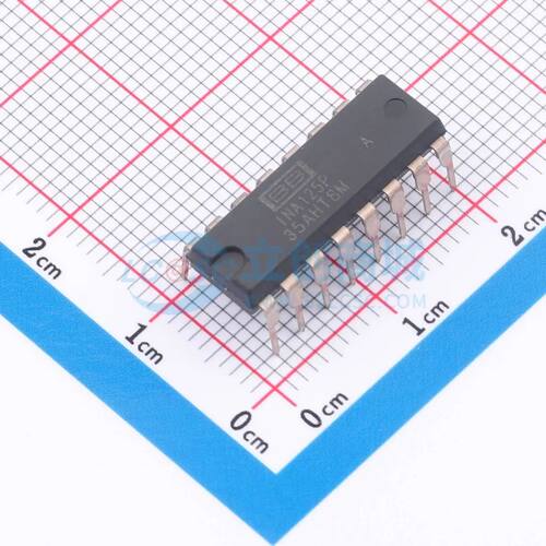 仪表放大器 INA125PA PDIP-16 单路 原装
