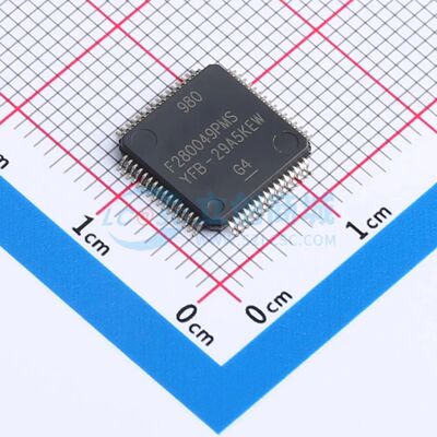 单片机芯片 F280049PMSR LQFP-64(10x10) 100MHz 256KB