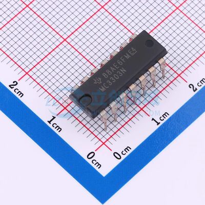 运算放大器 MC3303N PDIP-14 原装正品