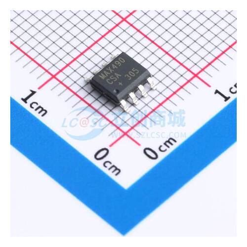RS-485/RS-422芯片 MAX490CSA+T SOIC-8 收发器