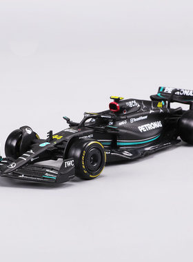比美高1:43奔驰F1方程式赛车模型 w14 E仿真合金车2023方程式赛车