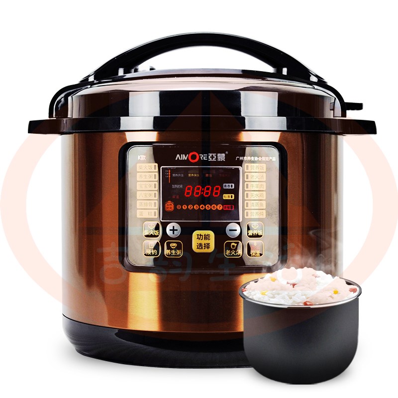 亚蒙D12K家用电压力锅超大容量12L预约定时多功能智能压力锅