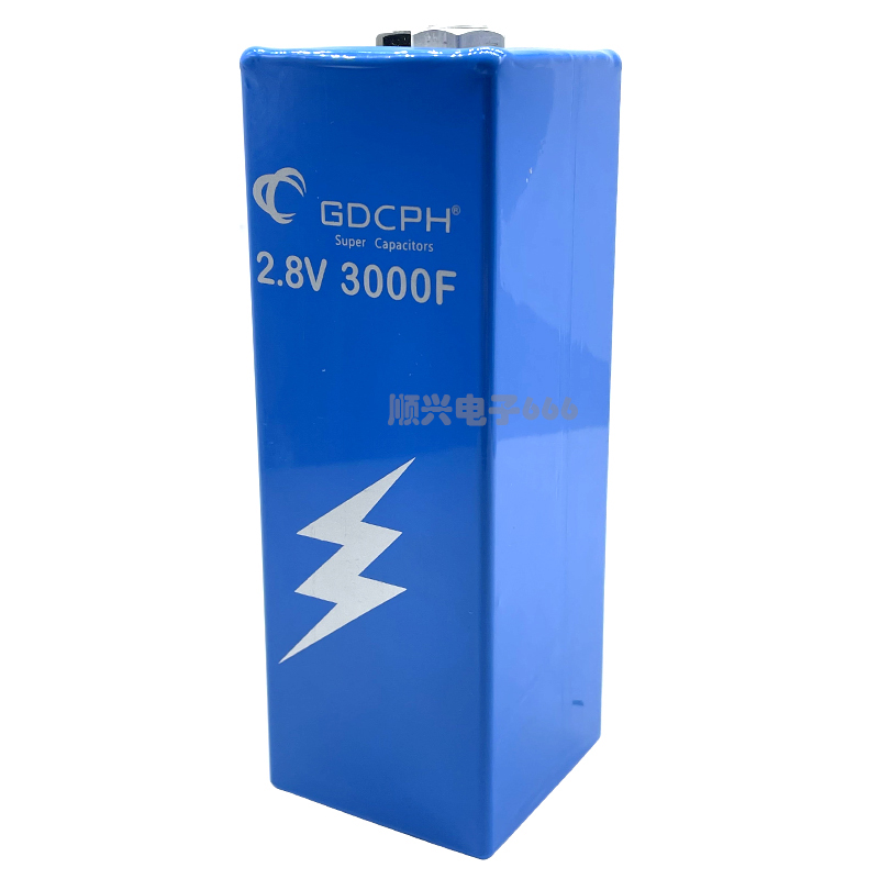 超级电容 超大容量 汽车电子整流器 2.8V3000F 螺丝孔电容 2.7V