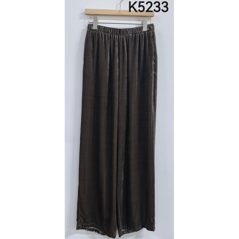 【邢康莉甄选】丝绒裤子阔腿裤5233