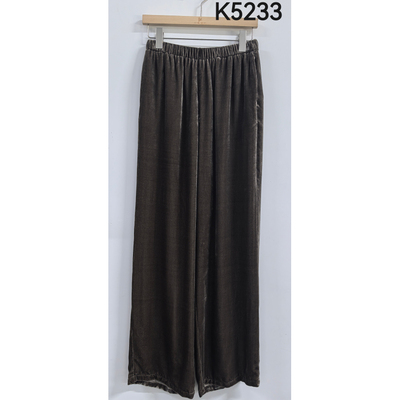 【邢康莉甄选】丝绒裤子阔腿裤5233