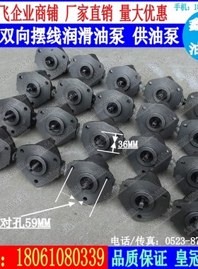 XW5032齐齐哈尔第二机床厂 立式升降台铣床油泵 摆线润滑油泵配件