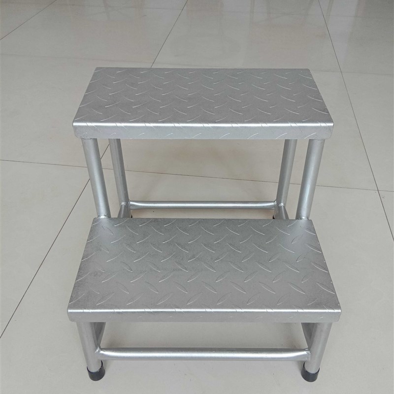 家用工业踏步梯铁梯塌台台阶铁过墙梯两步凳楼梯登高加厚凳子