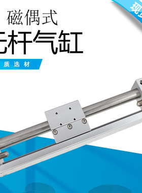 磁偶无杆气缸带导轨RMH20/25-100X200X300X400X500S
