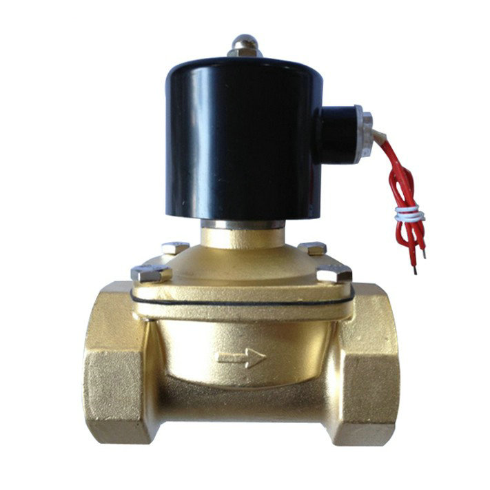 方威 2W电磁阀 水阀 220V 气阀 DC24V 12V 黄铜阀体 DN50 2寸