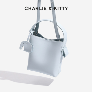 【赵露思同款】CHARLIE&KITTY轻奢小众高级感包包2025新款水桶包