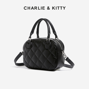 【赵露思同款】CHARLIE&KITTY轻奢小众高级感包包2025新款菱格包