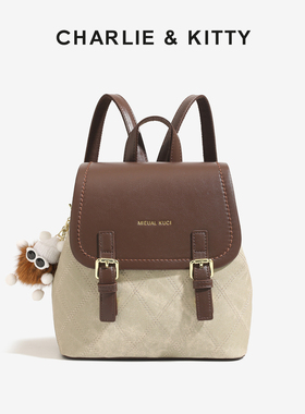 【赵露思同款】CHARLIE&KITTY轻奢小众双肩包大容量通勤轻便背包