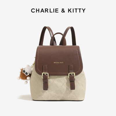 【赵露思同款】CHARLIE&KITTY轻奢小众双肩包大容量通勤轻便背包