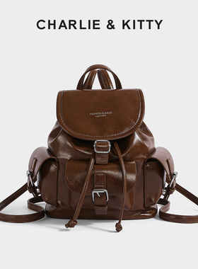 【赵露思同款】CHARLIE&KITTY包包女式2025新款休闲背包双肩包女