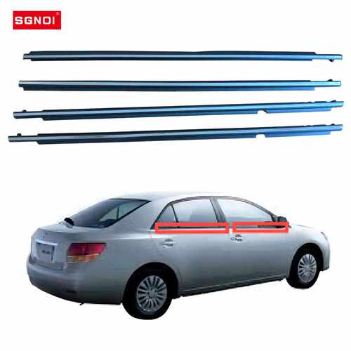 车门窗玻璃外挡水胶条外压条75720-20050适用丰田premio allion