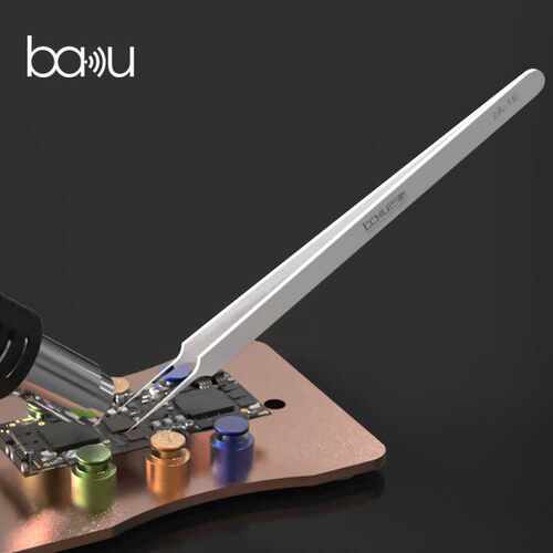 巴酷BA-2A-16不锈钢镊子数码手机PCB主板工业精密维修镊子长尖头