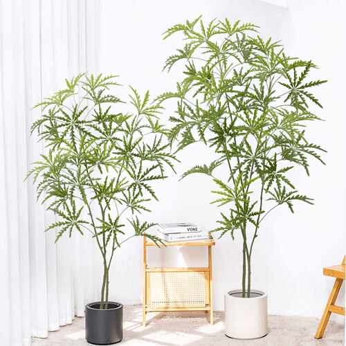 仿真绿植孔雀木轻奢室内客厅仿生花摆件家居落地装饰大型假树盆栽