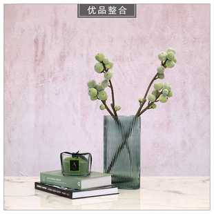 现代样板间简约软装 家居饰品花蜡烛客厅茶几桌面摆件ZH3311