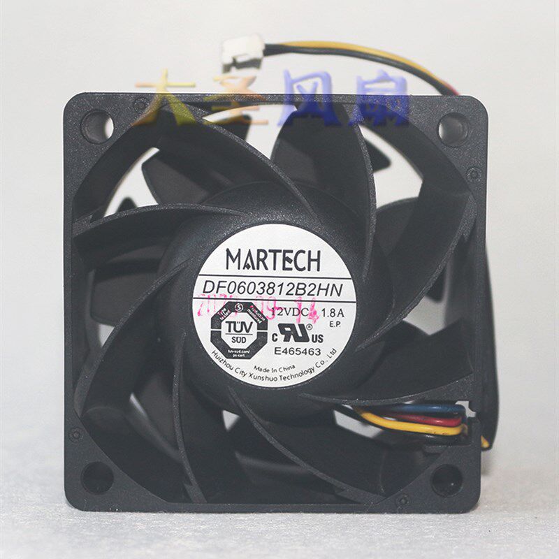 MARTECH DF0603812B2HN 4线 6038 6cm 12V 1.8A 散热风扇