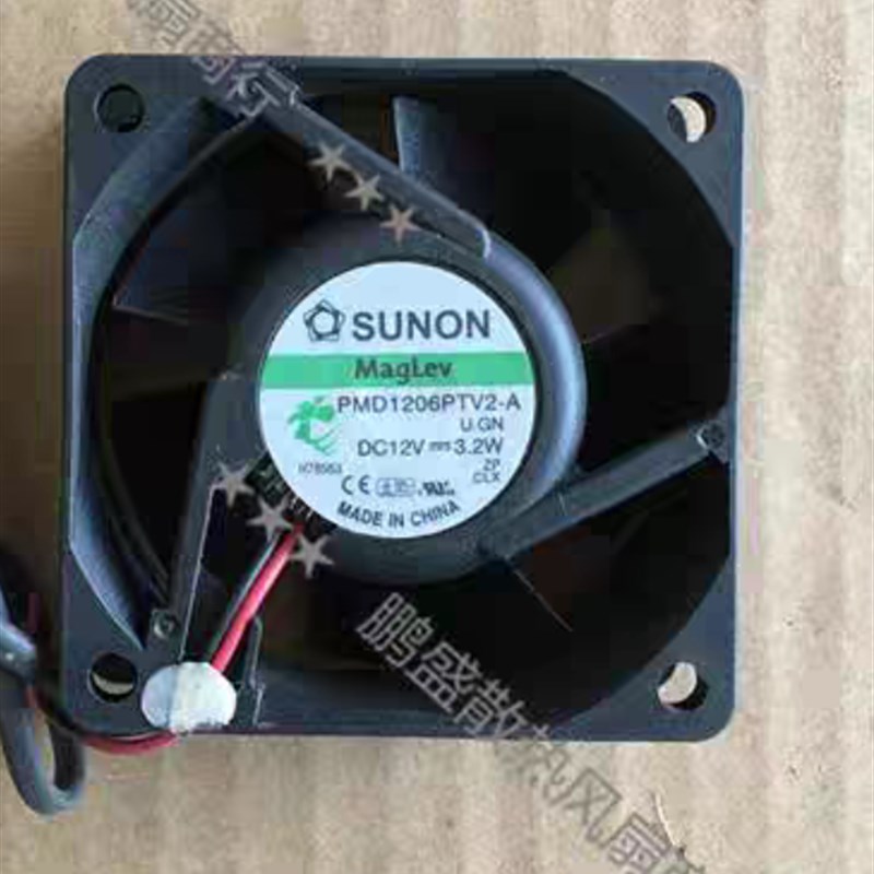 正品SUNON建准12V 3.2W 6025 2线 PMD1206PTV2-A 散热风扇