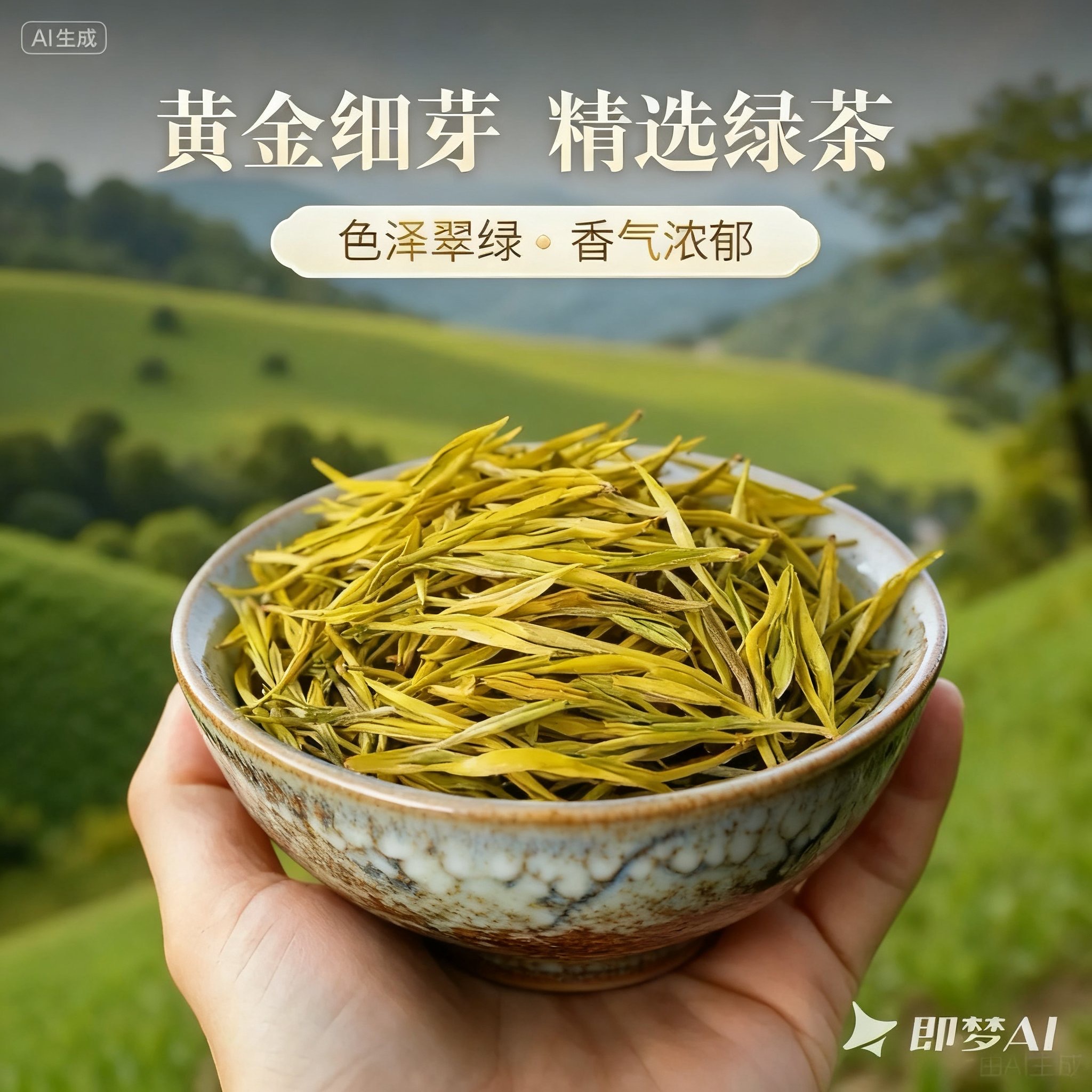 2025新茶黄金芽特级绿茶礼盒装