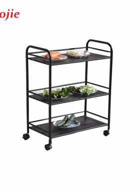 小推车置物架Trolley storage rack火锅店饭店多层蔬菜收纳架储物