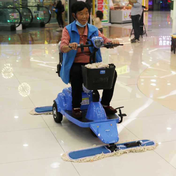 驾驶式三轮尘推车商场保洁机场电动擦地车商场酒店公司清洁尘推车