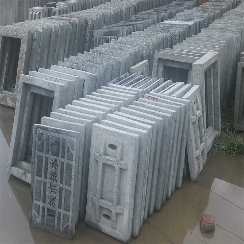 水泥井盖下水道排污沟盖板道路城市通信井盖圆形钢纤维混凝土井盖