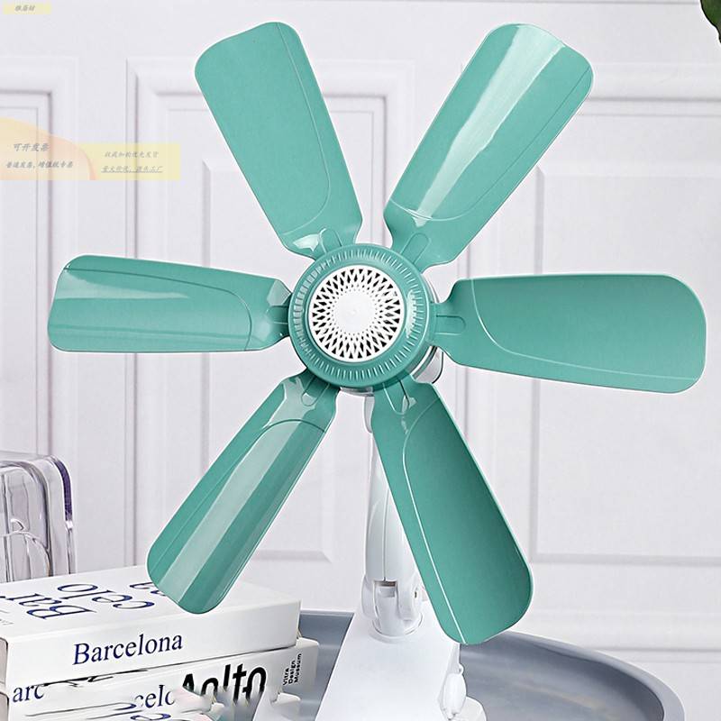 夹式插电小风扇宿舍学生寝室床头小型家用静音夹扇床上夏天电风扇