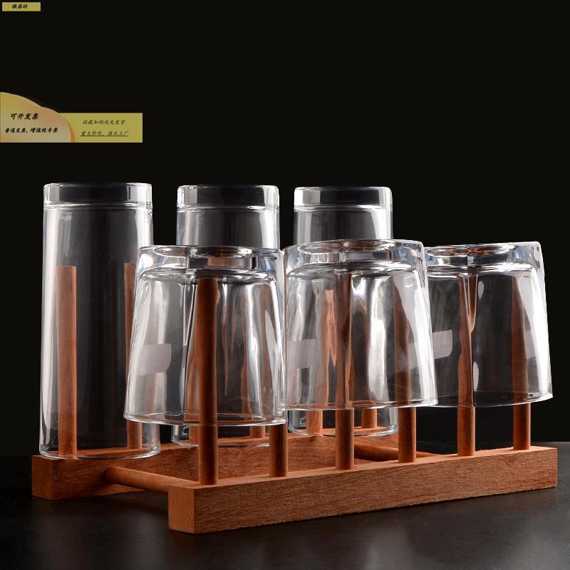 花梨木茶架杯架沥专用水杯架茶道实木功夫茶杯子茶架具LHMSNJ01收