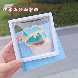 九寨沟文创黄龙五彩池树脂冰箱贴立体旅游景点纪念家居济南伴手礼