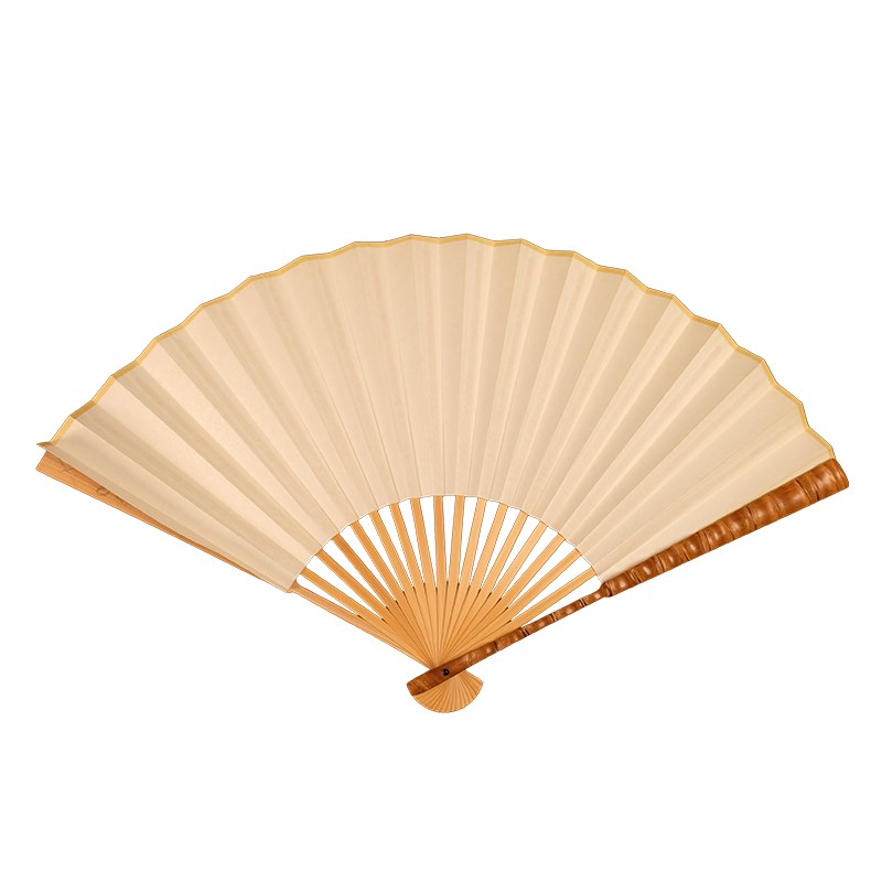 皖南扇庄8寸18方罗n汉竹折扇18节十八罗汉佛肚竹扇骨中国风小扇子