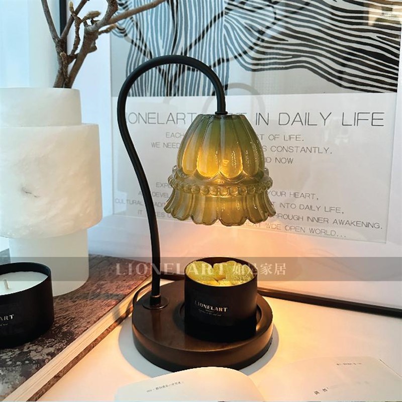 如是融蜡灯中古铃兰氛围灯明暗时长可调床头P台灯小夜灯礼物礼品