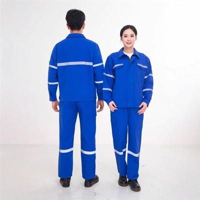 工作服套装中海油电焊v焊工服防烫耐磨耐脏加厚煤矿井下