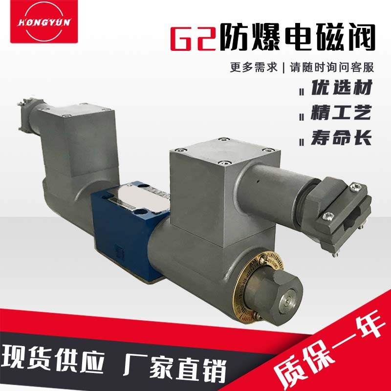 华德型液压防爆电磁换向阀G2-4WE6E/J/G/D-FB电磁阀4WE10E/J/G-FB