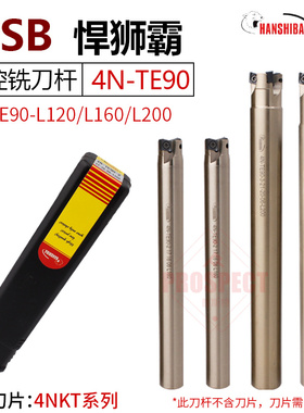 悍狮霸数控铣刀杆HSB-4N-TE90-2/3/4/5-16/17/20/25/32-06-L160/L
