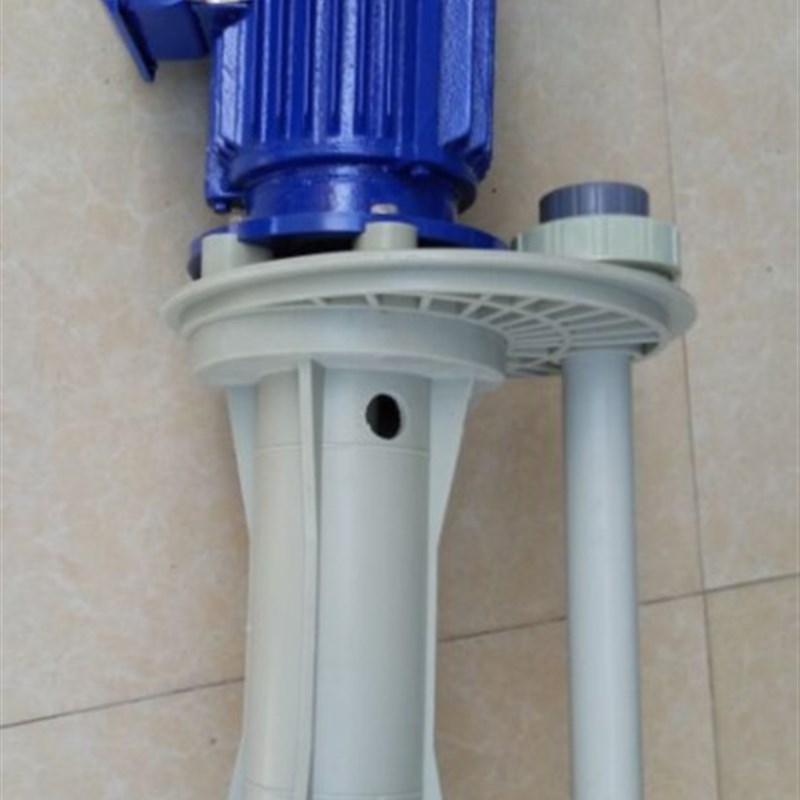 0.75KW 1HP PP立式耐酸碱化工液下泵,废气塔液下化工水泵槽内泵