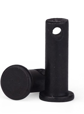 45钢淬火销轴GB882平头带孔销 销钉 b型销轴 T型销钉M6M8M10M12