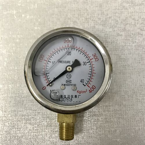 上海仪川仪表厂 耐震压力表 yn-60 0~40mpa 径向 外壳直径60mm