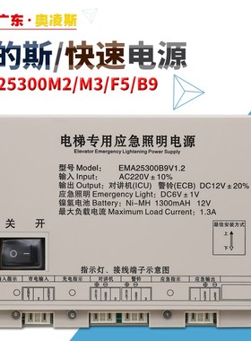 【包换包邮】电梯应急照明电源EMA25300M3 M2 M1 F5 B9适用奥的斯