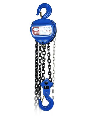 手拉葫芦 斤不落 圆形倒链 微型手动吊机链条葫芦 1吨2t3米5T6m