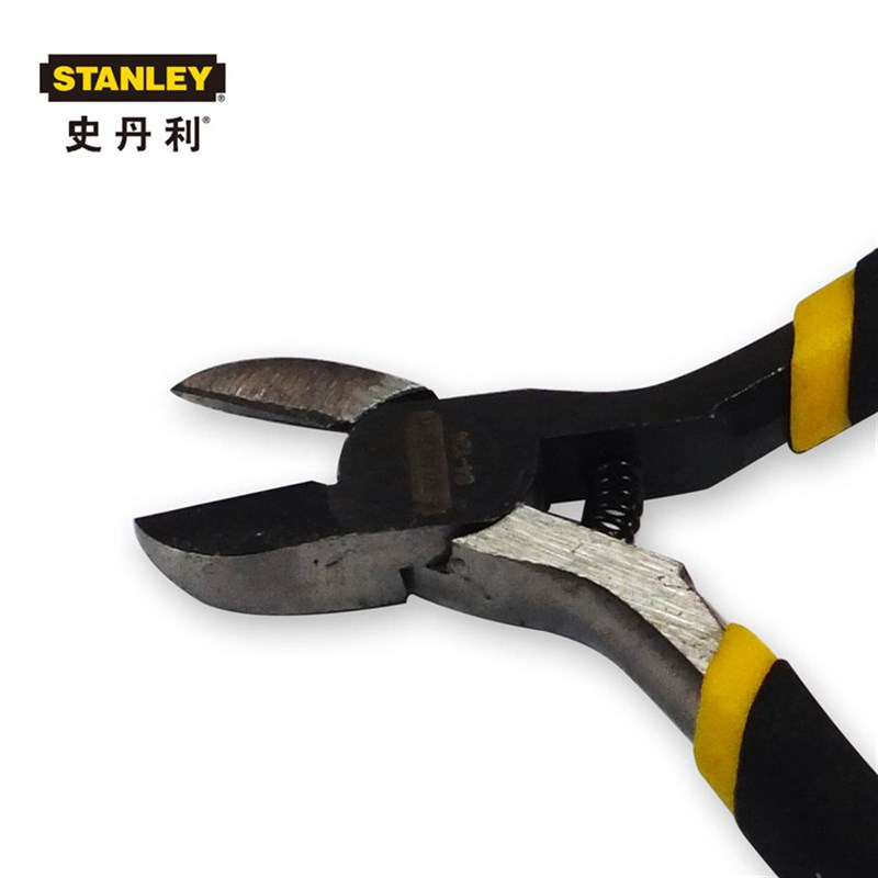 史丹利STANLEY 黑柄迷你斜嘴钳/斜口钳 4寸/100mm 84-124-23